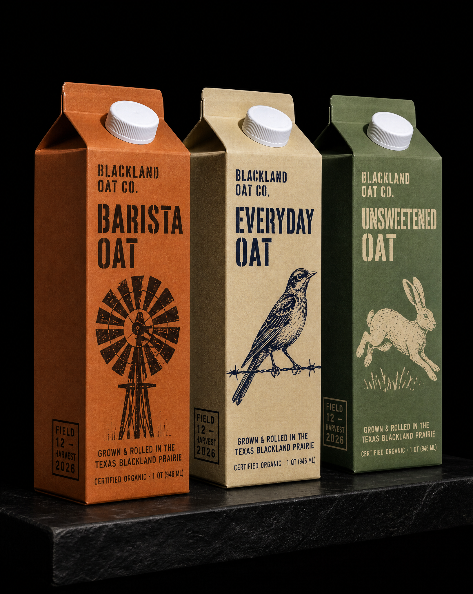 Blackland Oat Co. — Boxes by Print Peppermint
