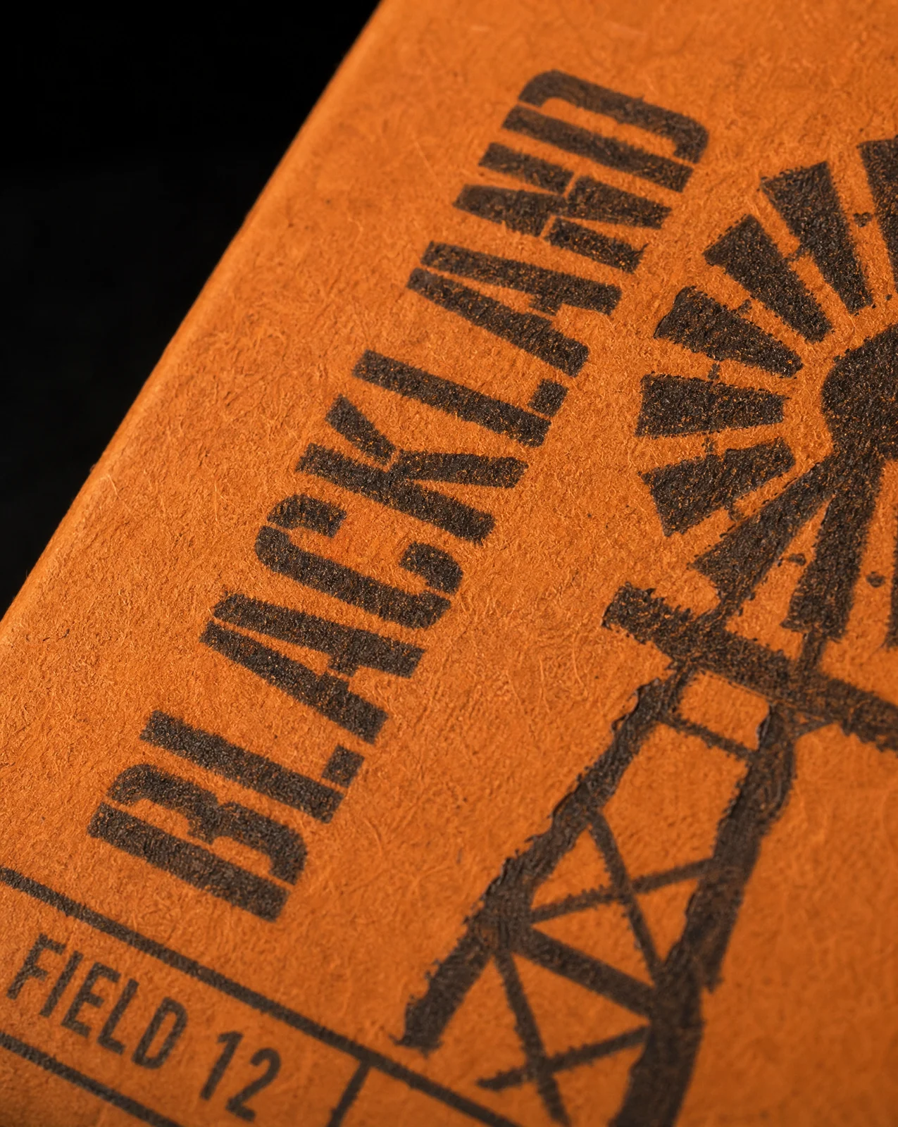 Blackland Oat Co. carton artwork detail, studio-designed concept