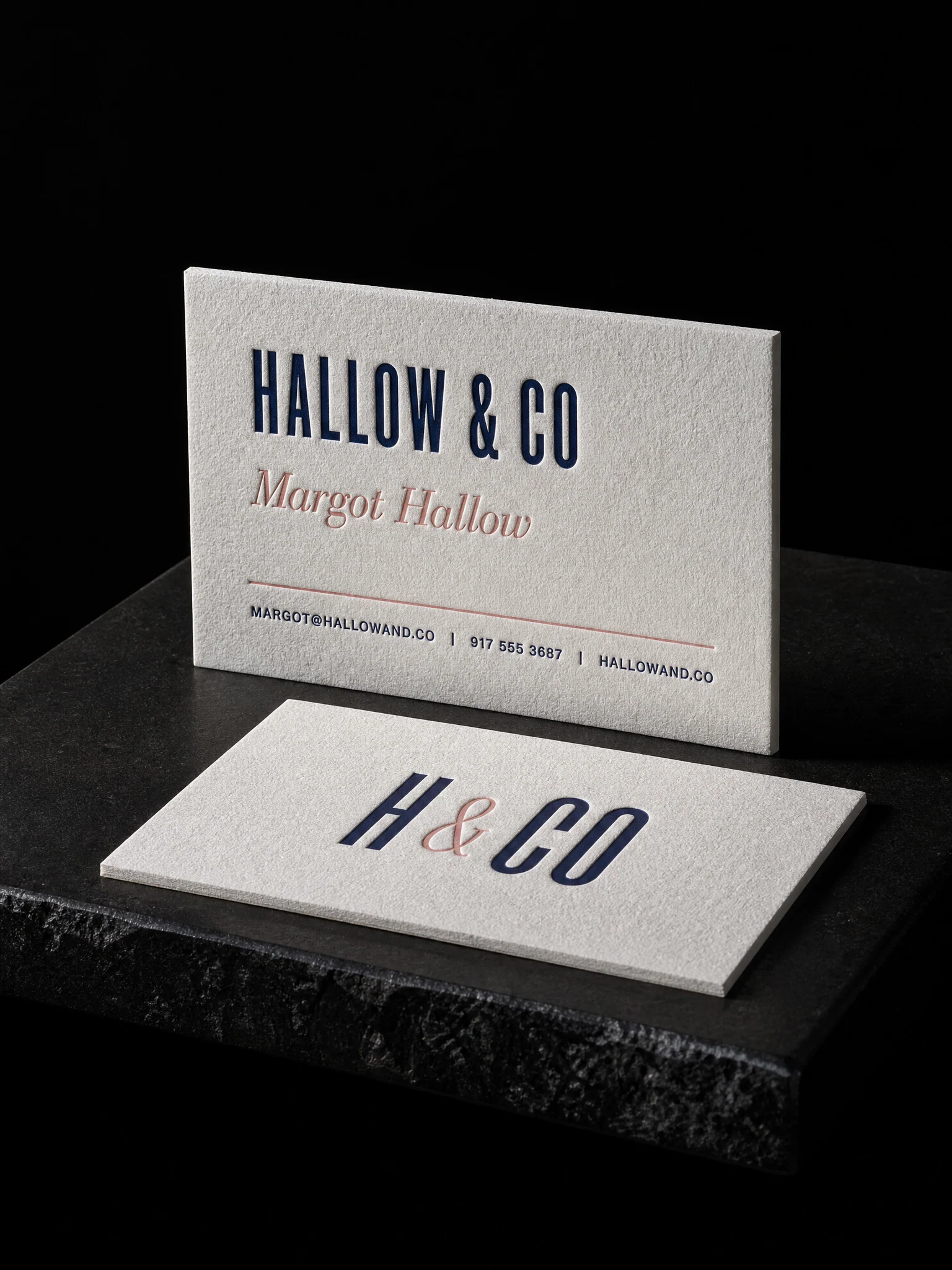 Letterpress Letterpress business card.