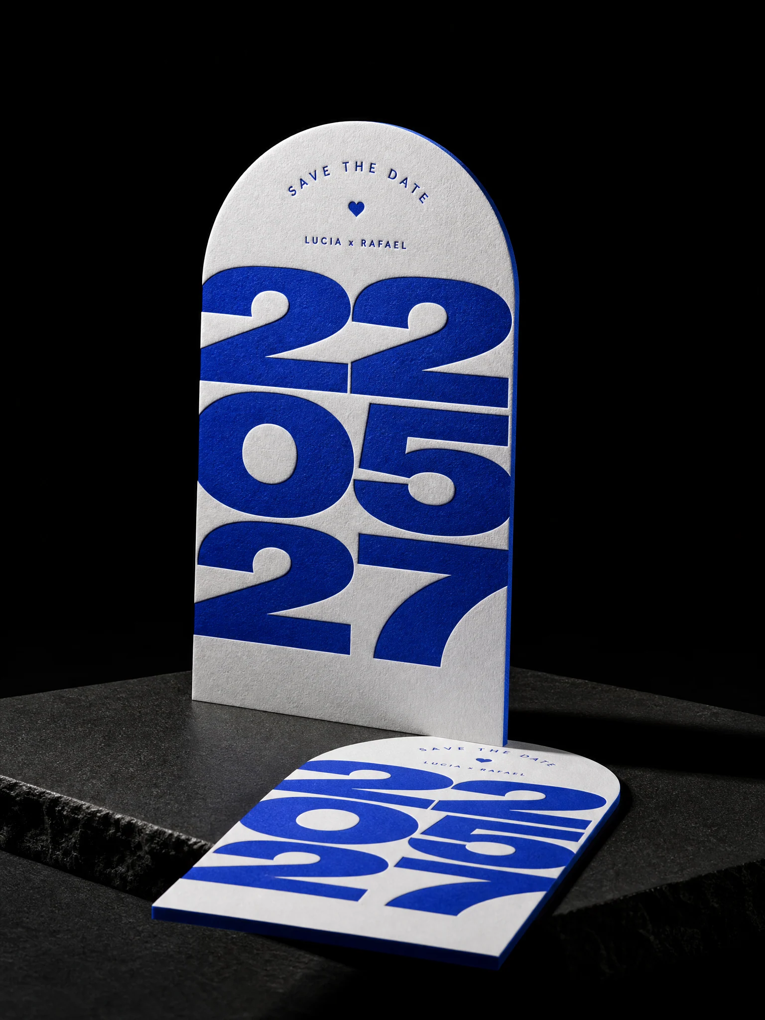 Custom Foil or Letterpress Wedding Invitation Suite: Invitation, RSVP and Details — Signature