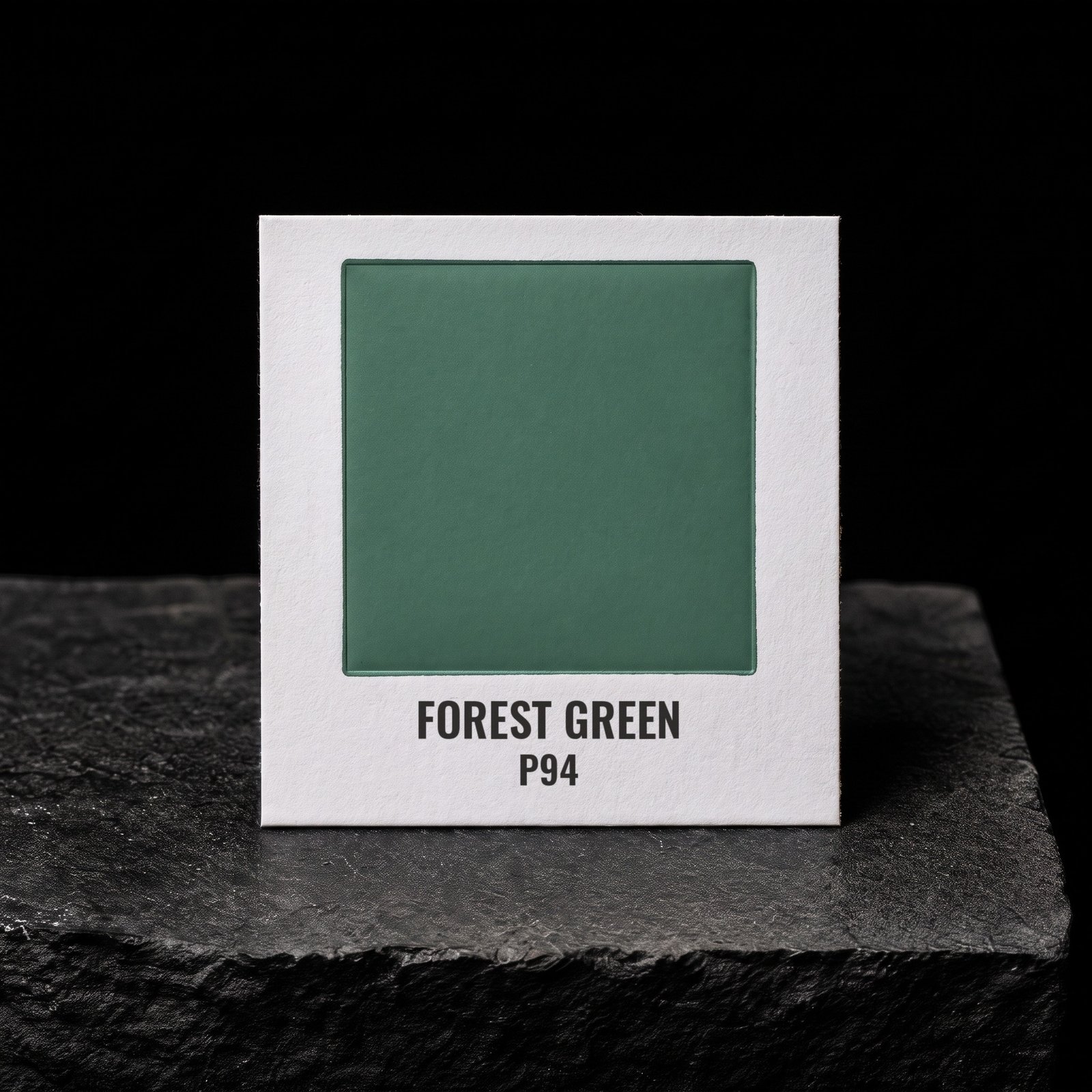 Forest Green P94, real foil chip on slate