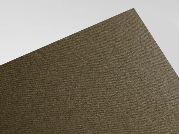 Gmund Colors Metallic Metallic 88 paper swatch: Metallic 88, High-pigment metallic/pearl face with a fine embossed structure; reflective and three-dimensional