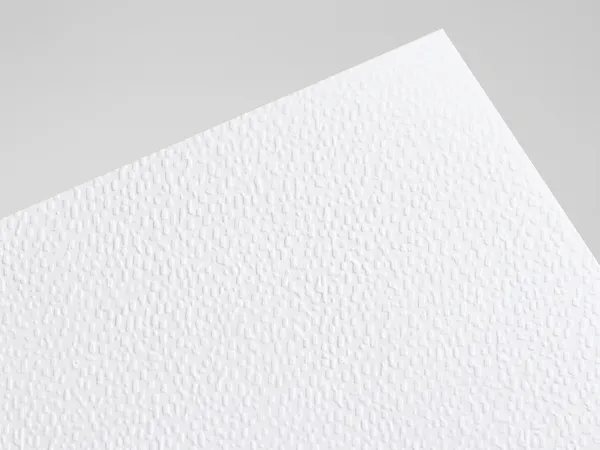 Constellation Snow E39 Mosaico paper swatch: E39 Mosaico, high-white uncoated, embossed (one or both sides)