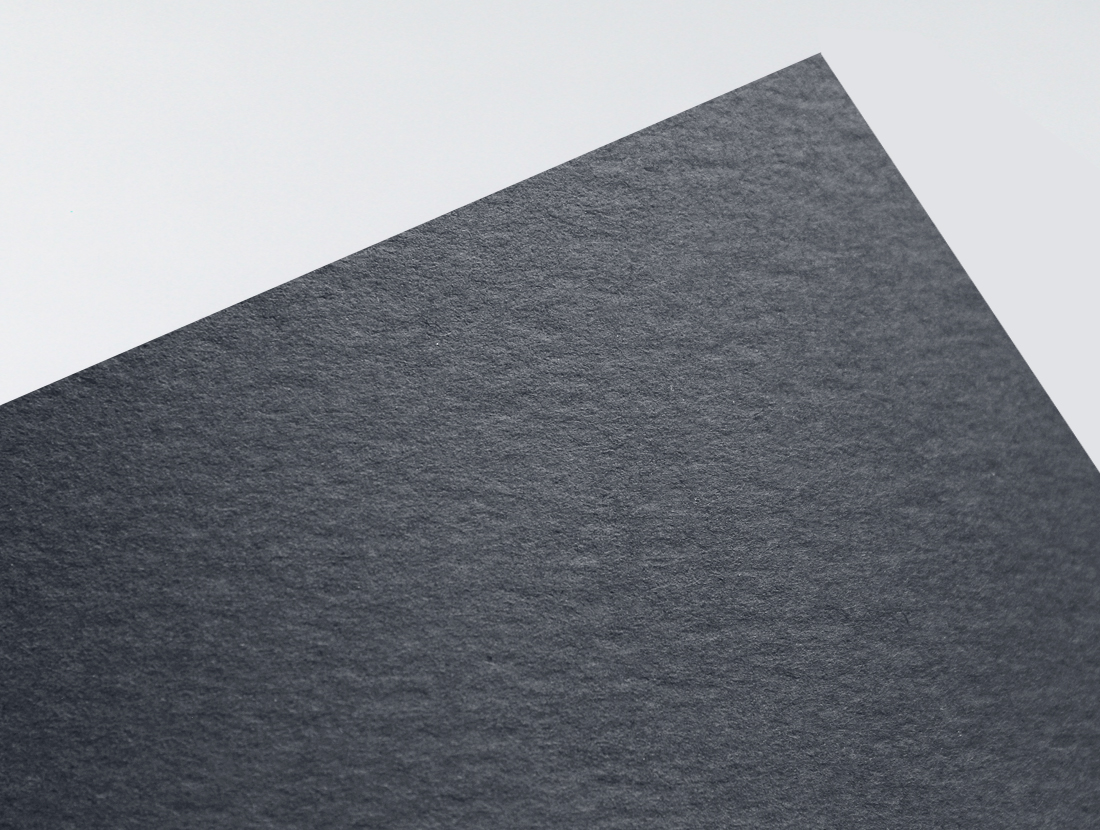 Wild Black paper swatch — deep matte black