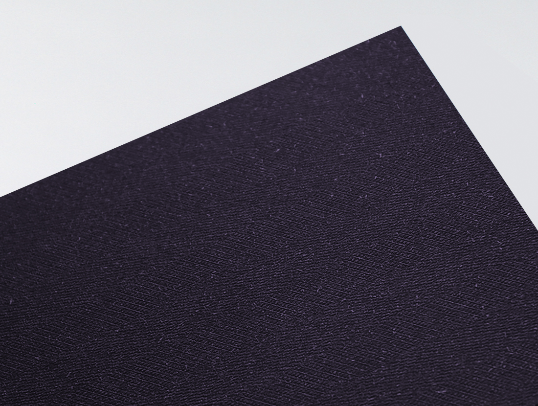 Savile Row Aubergine paper swatch — deep plum aubergine