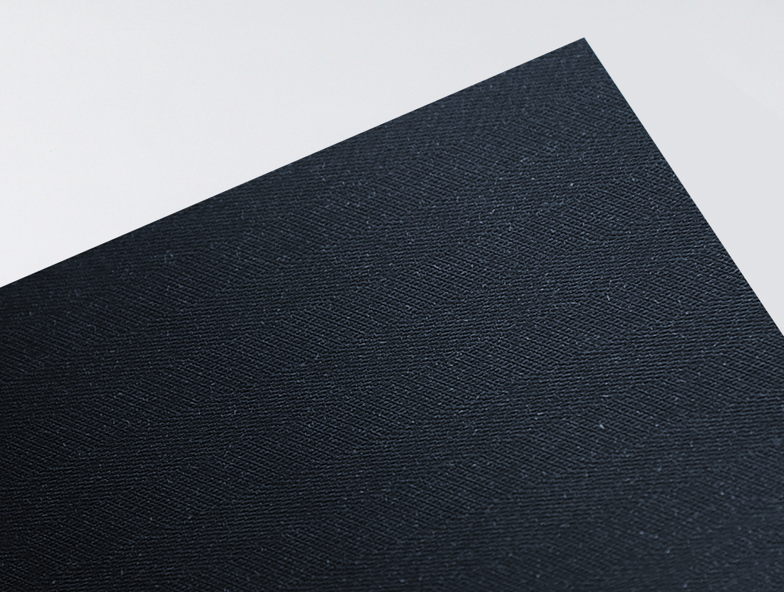 Savile Row Blue paper swatch — deep saturated navy blue