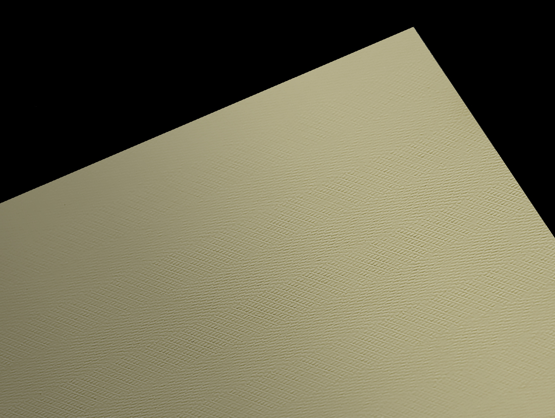 Savile Row Camel paper swatch — warm tan camel