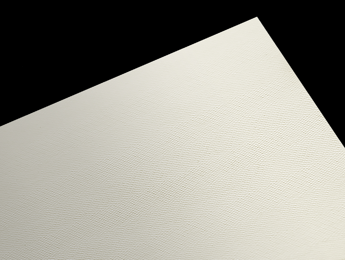 Savile Row White paper swatch — warm ivory white