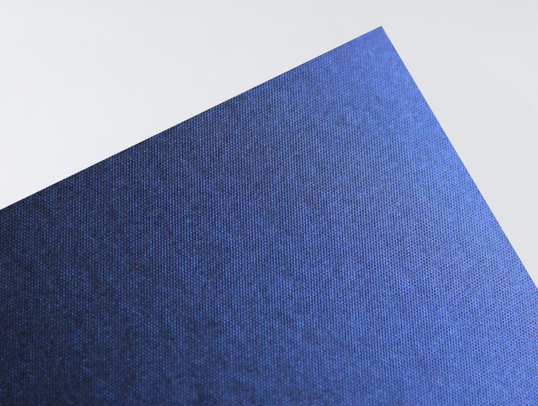 Gmund Action Night Offshore Blue paper swatch — deep navy / midnight blue