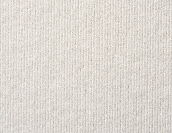 Gmund Bio Cycle Cannabis Hanf paper swatch — natural oat white with a fine ribbed hemp-fibre laid