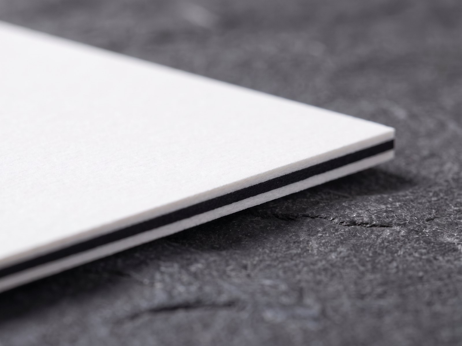 Triplex white / black / white swatch