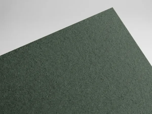 Gmund Les Naturals VertLoden paper swatch: VertLoden, Rough, toothy recycled board with natural multicoloured inclusions
