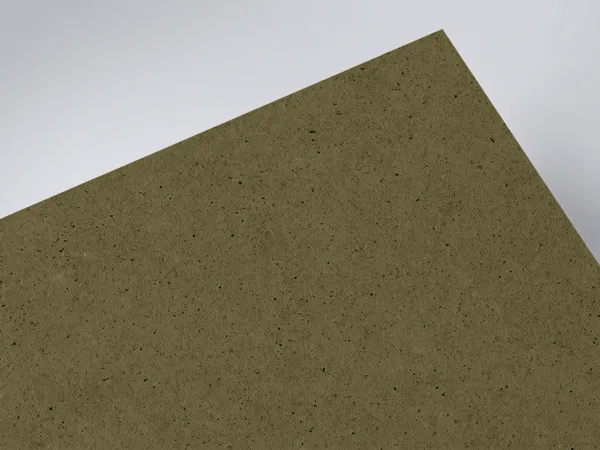 Gmund Manteco Khaki paper swatch: Khaki, Soft, velvety cotton surface with a textile character and fine visible fibres