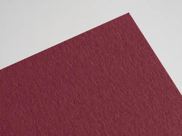 Sirio Color Rough Cherry paper swatch: Cherry, rough, high-bulk uncoated, pulp-dyed