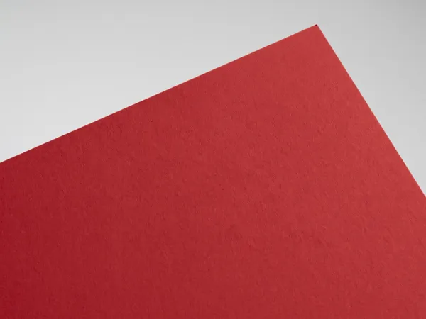 Sirio Color Vermiglione paper swatch: Vermiglione, smooth uncoated, pulp-dyed (colour through)