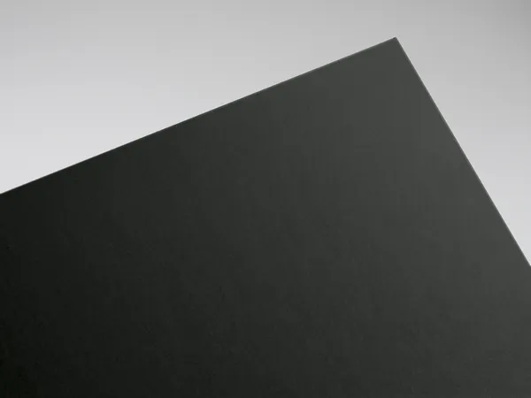 Sirio Pearl Coal Mine paper swatch: Coal Mine, pearlescent coating on both sides (110 gsm one side) over pulp-dyed base