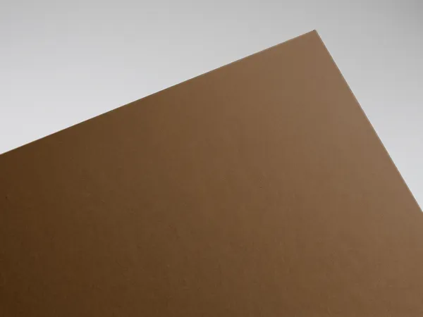 Sirio Pearl Fusion Bronze paper swatch: Fusion Bronze, pearlescent coating on both sides (110 gsm one side) over pulp-dyed base