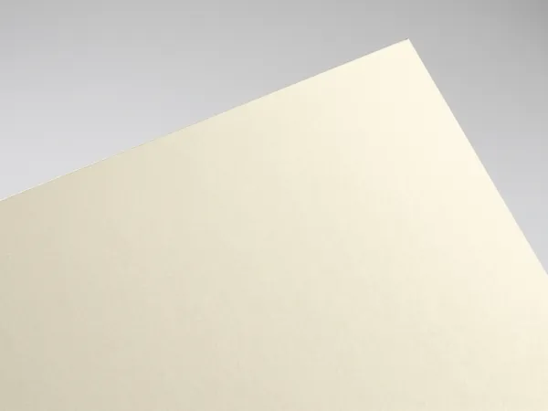 Sirio Pearl Oyster Shell paper swatch: Oyster Shell, pearlescent coating on both sides (110 gsm one side) over pulp-dyed base