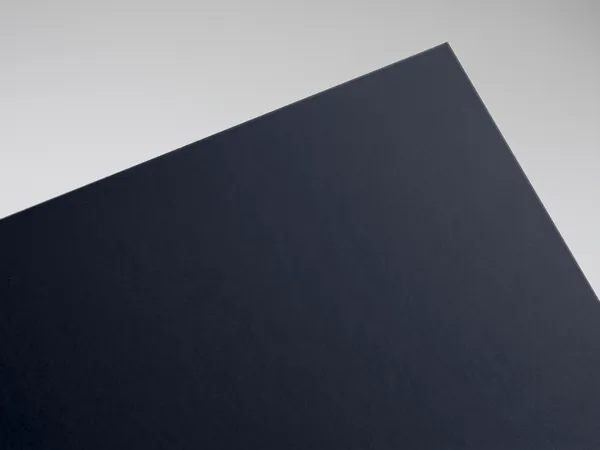 Sirio Pearl Shiny Blue paper swatch: Shiny Blue, pearlescent coating on both sides (110 gsm one side) over pulp-dyed base