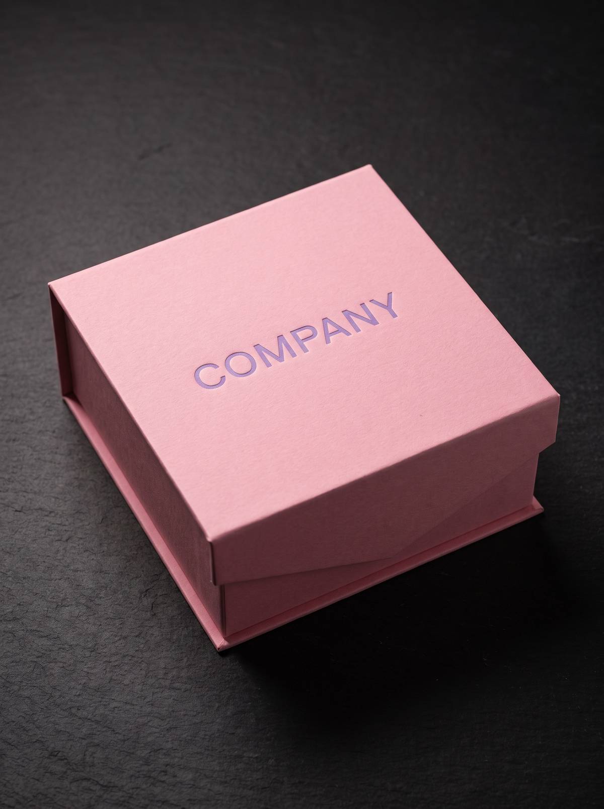 Rigid box concept: house coated-uncoated Rigid box board · opaque-white foil · letterpress