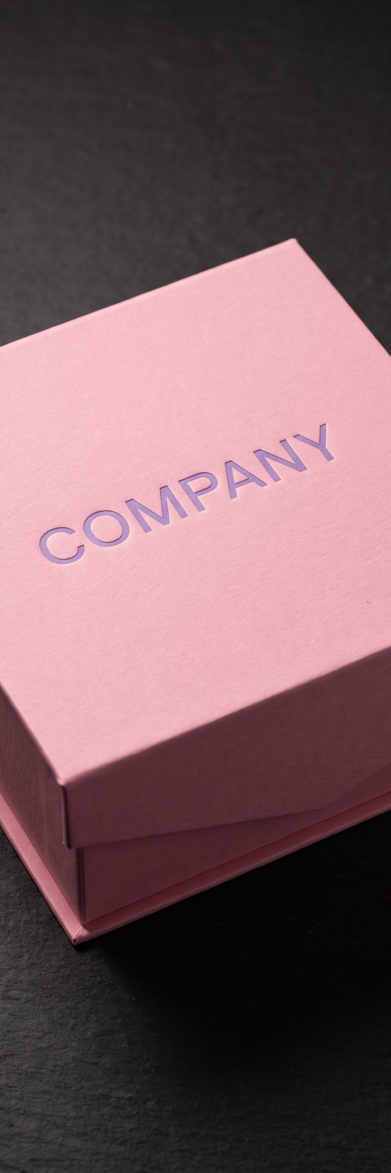 Merch with opaque-white foil stamping and letterpress on house coated-uncoated rigid box board.