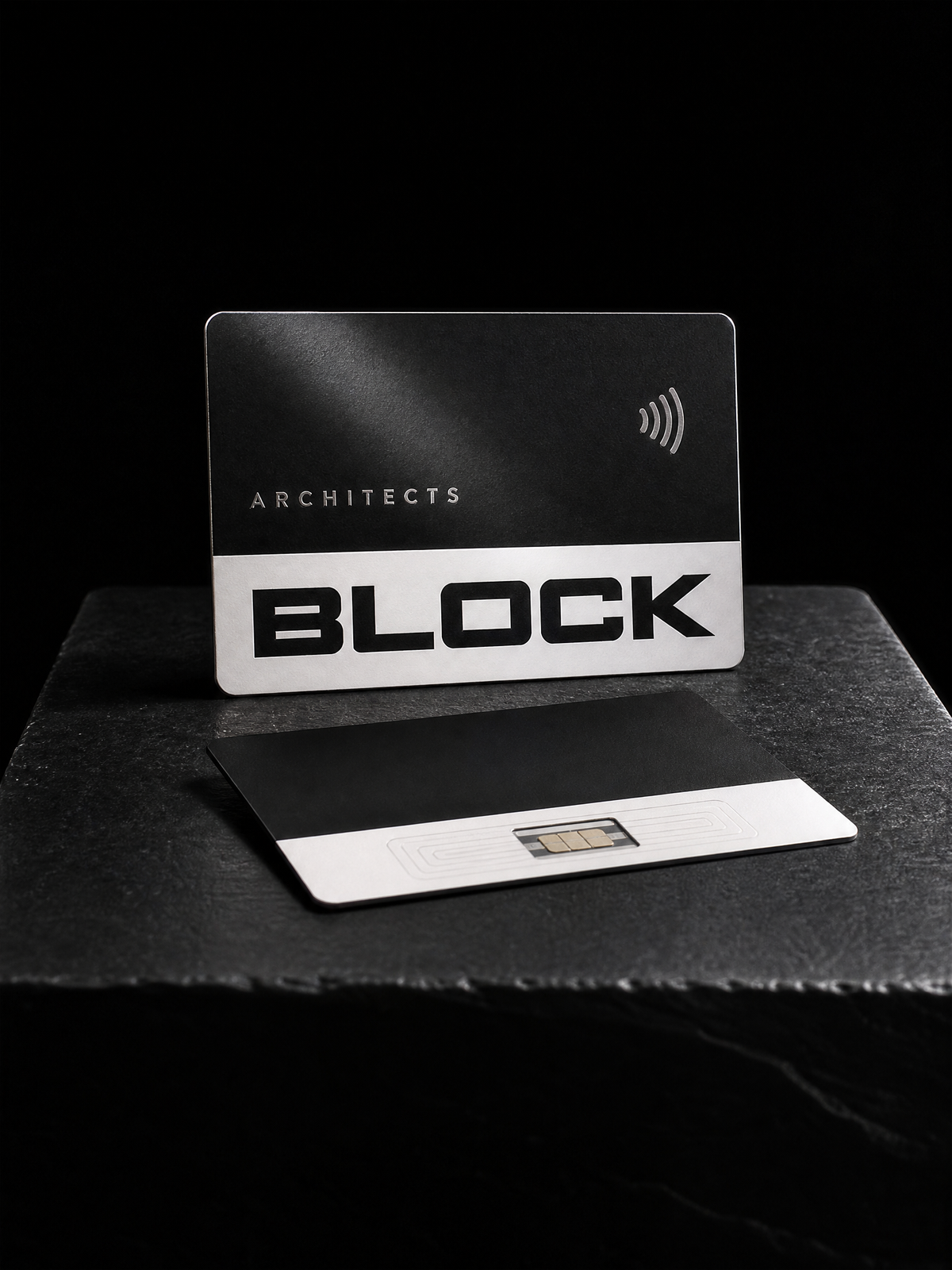 Business Cards concept: nfc-chip · die-cut