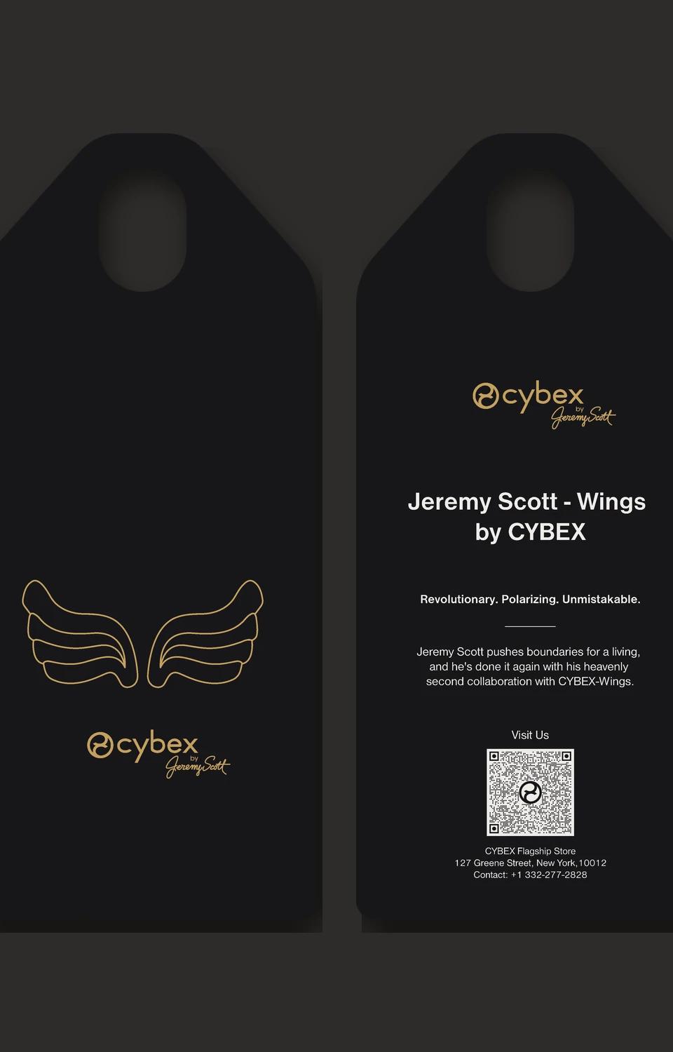 CYBEX × Jeremy Scott — Hang tags by Print Peppermint