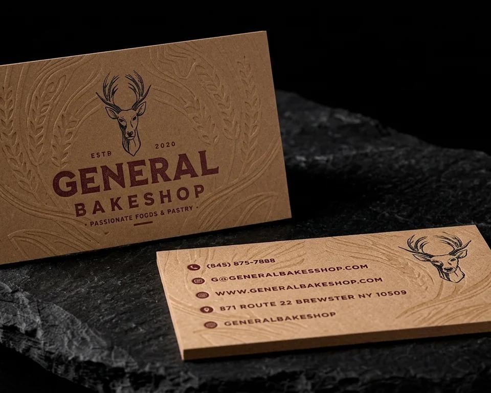 General Bakeshop — Business cards by Print Peppermint