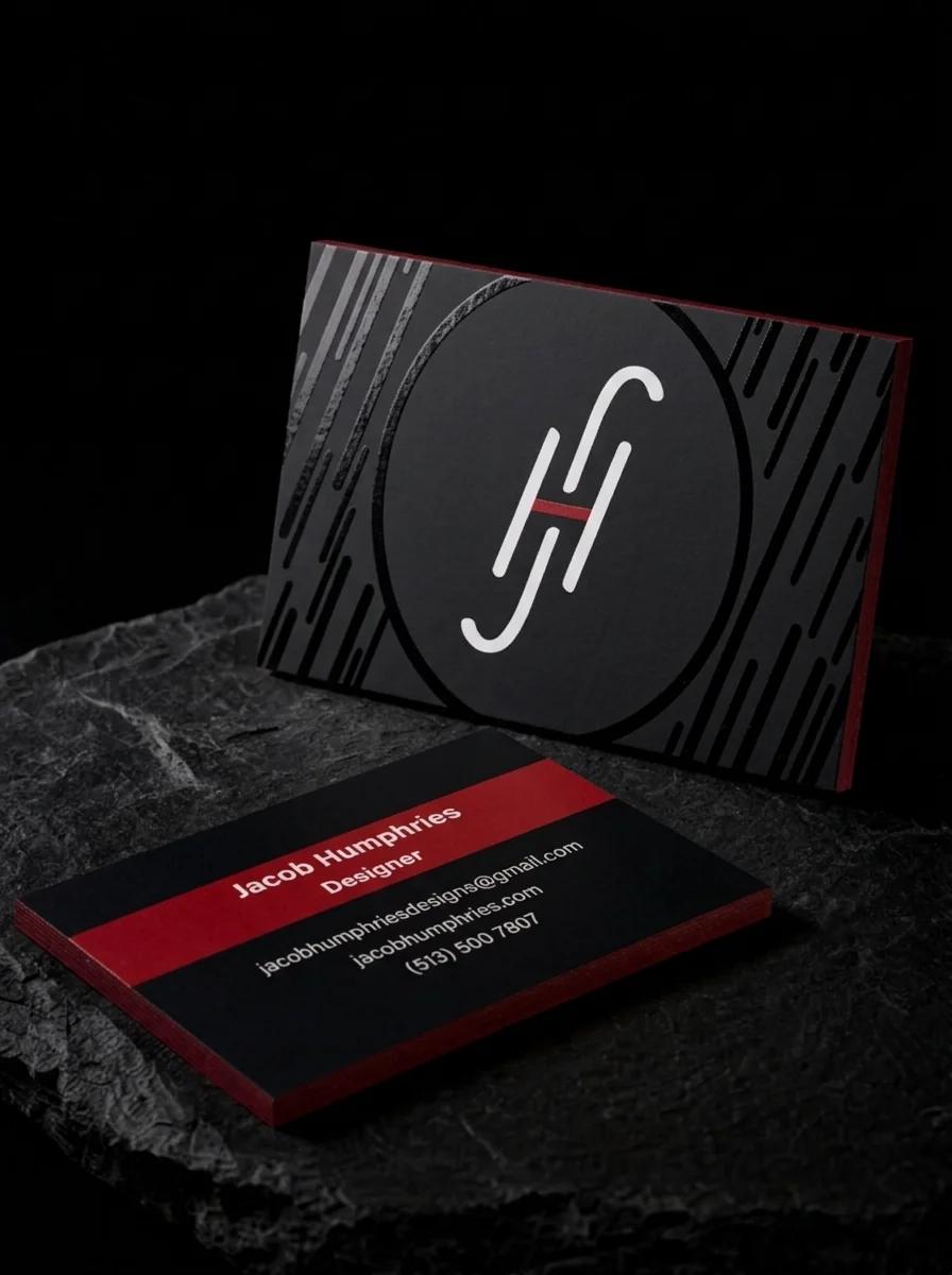 Jacob Humphries — Business cards by Print Peppermint