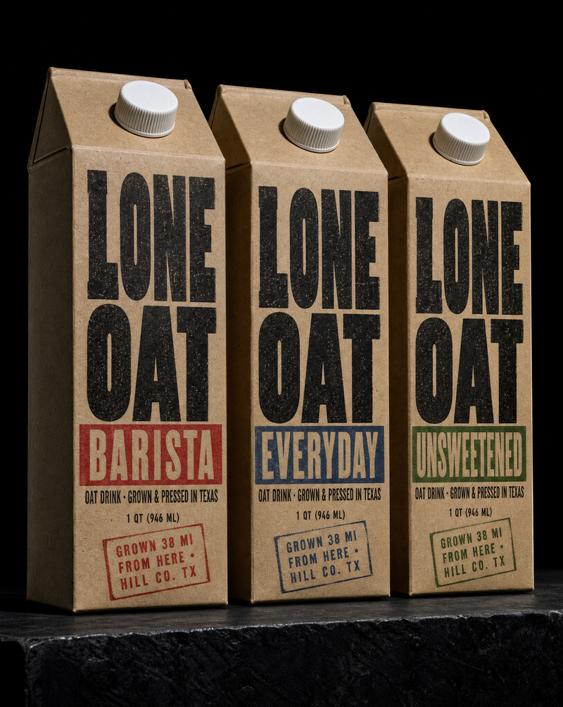 Design exploration: printed folding carton series with broadside typography