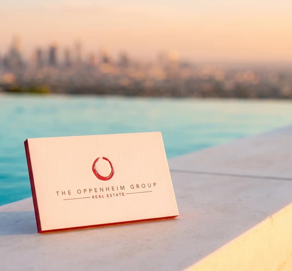 The Oppenheim Group — Business cards by Print Peppermint