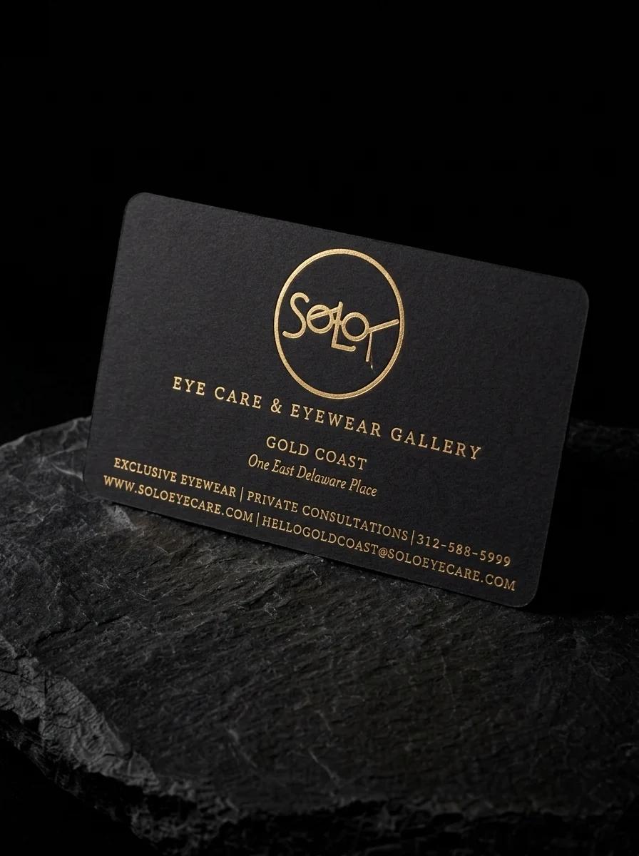 SoLo Eye Care & Eyewear Gallery — Business cards by Print Peppermint