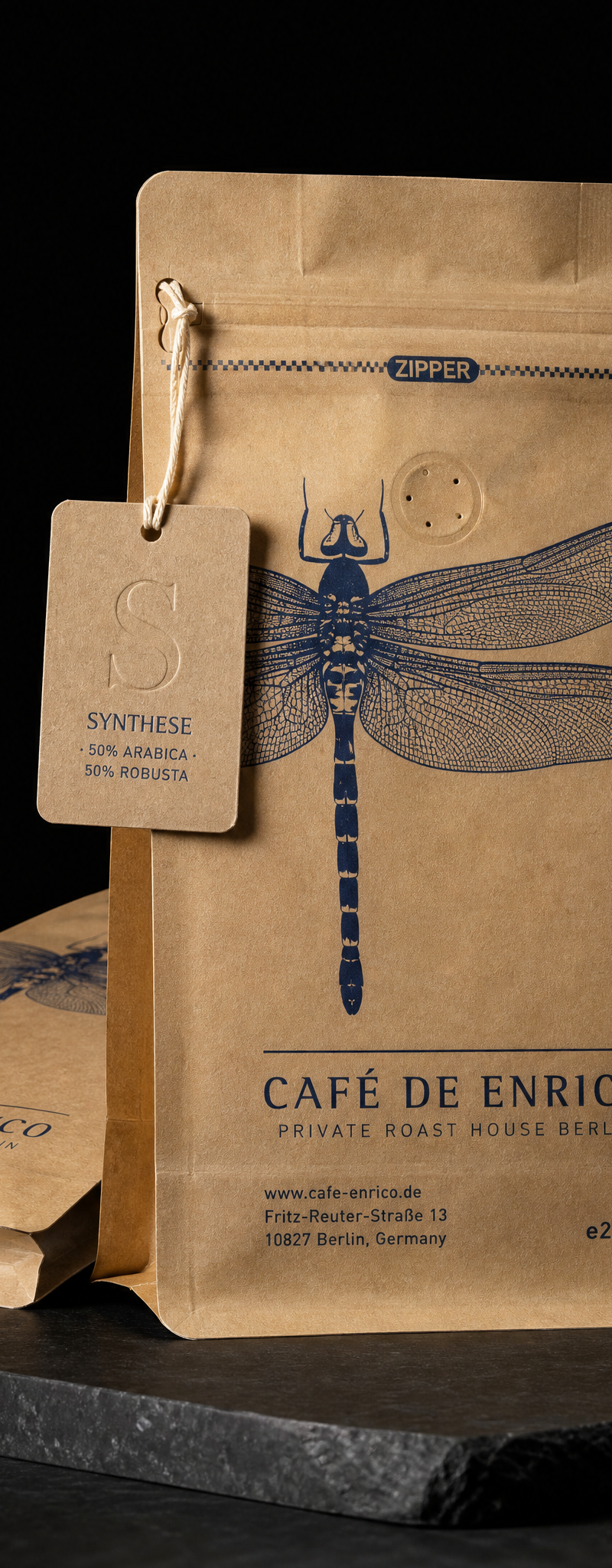 Business card with direct-print, letterpress and deboss.