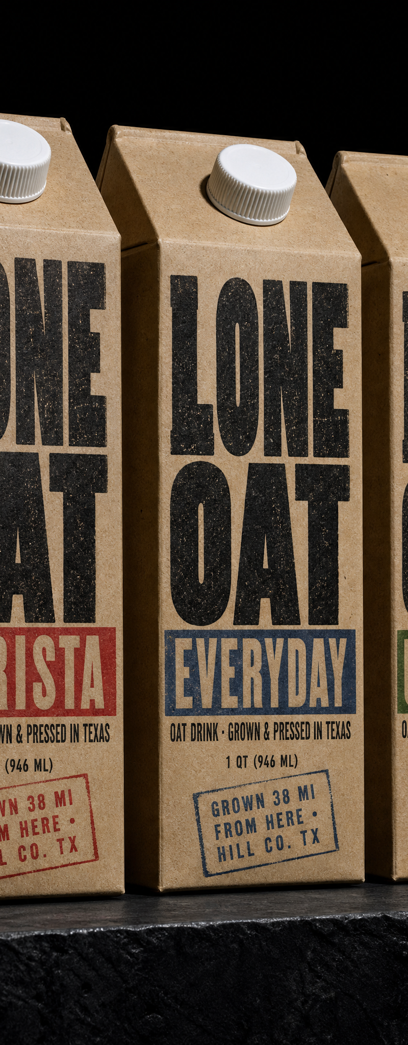 Business card with direct-print, two-color, wood-type and rubber-stamp.