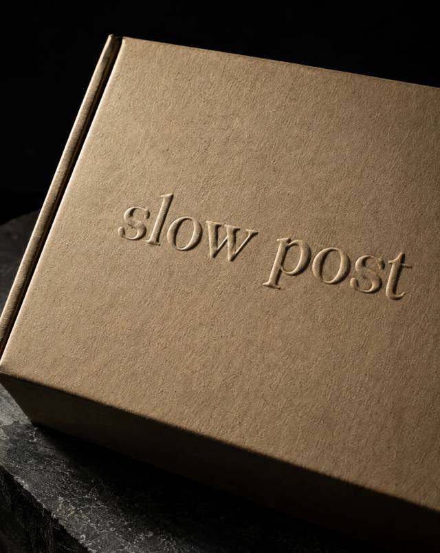 Boxes concept: blind-emboss