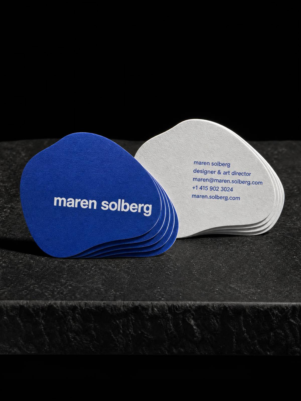Business Cards concept: die-cut