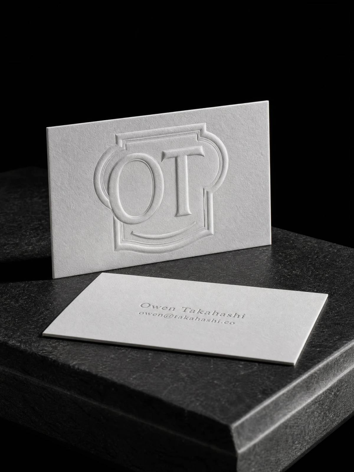 Business Cards concept: emboss