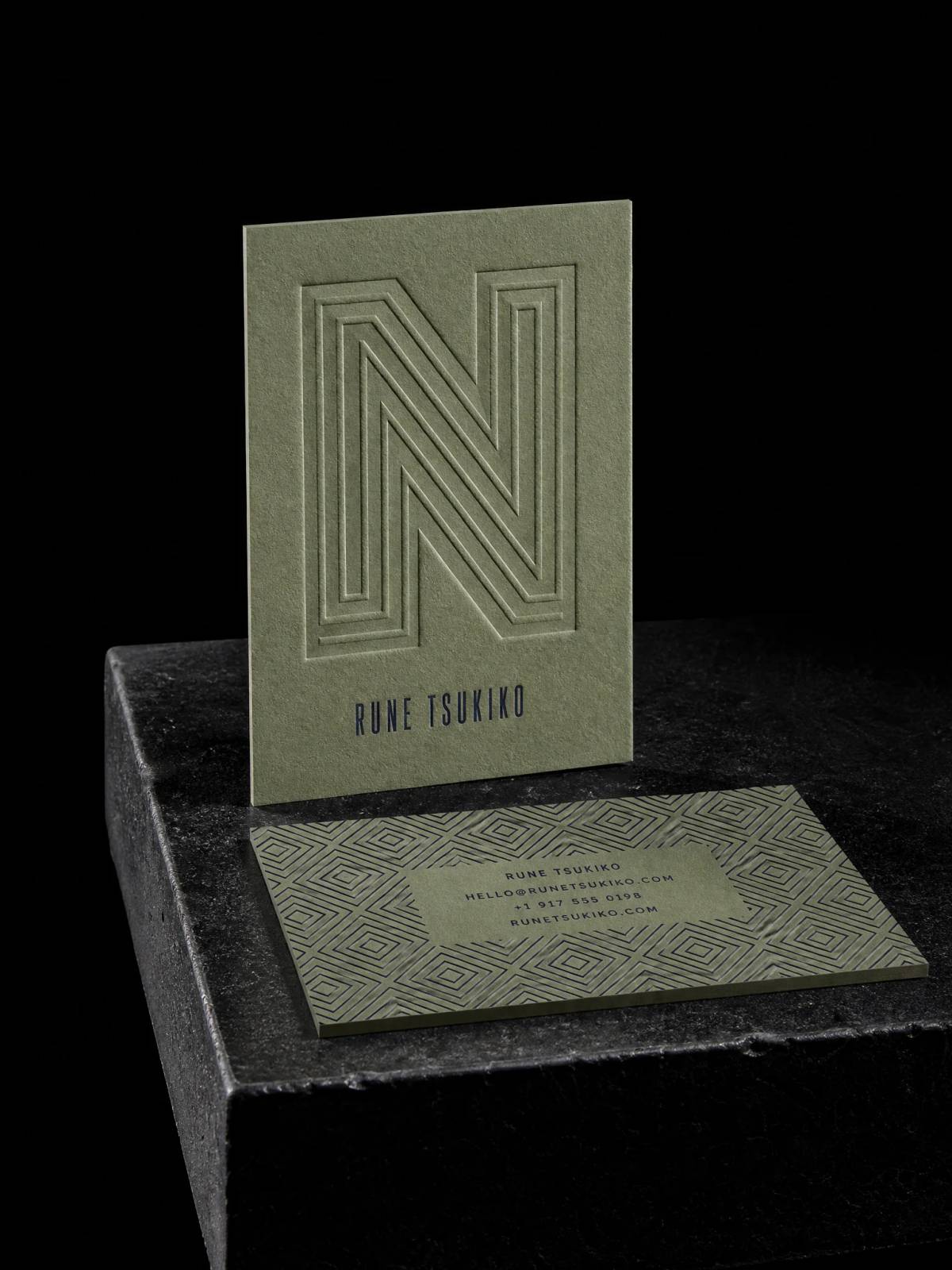 Business Cards concept: emboss