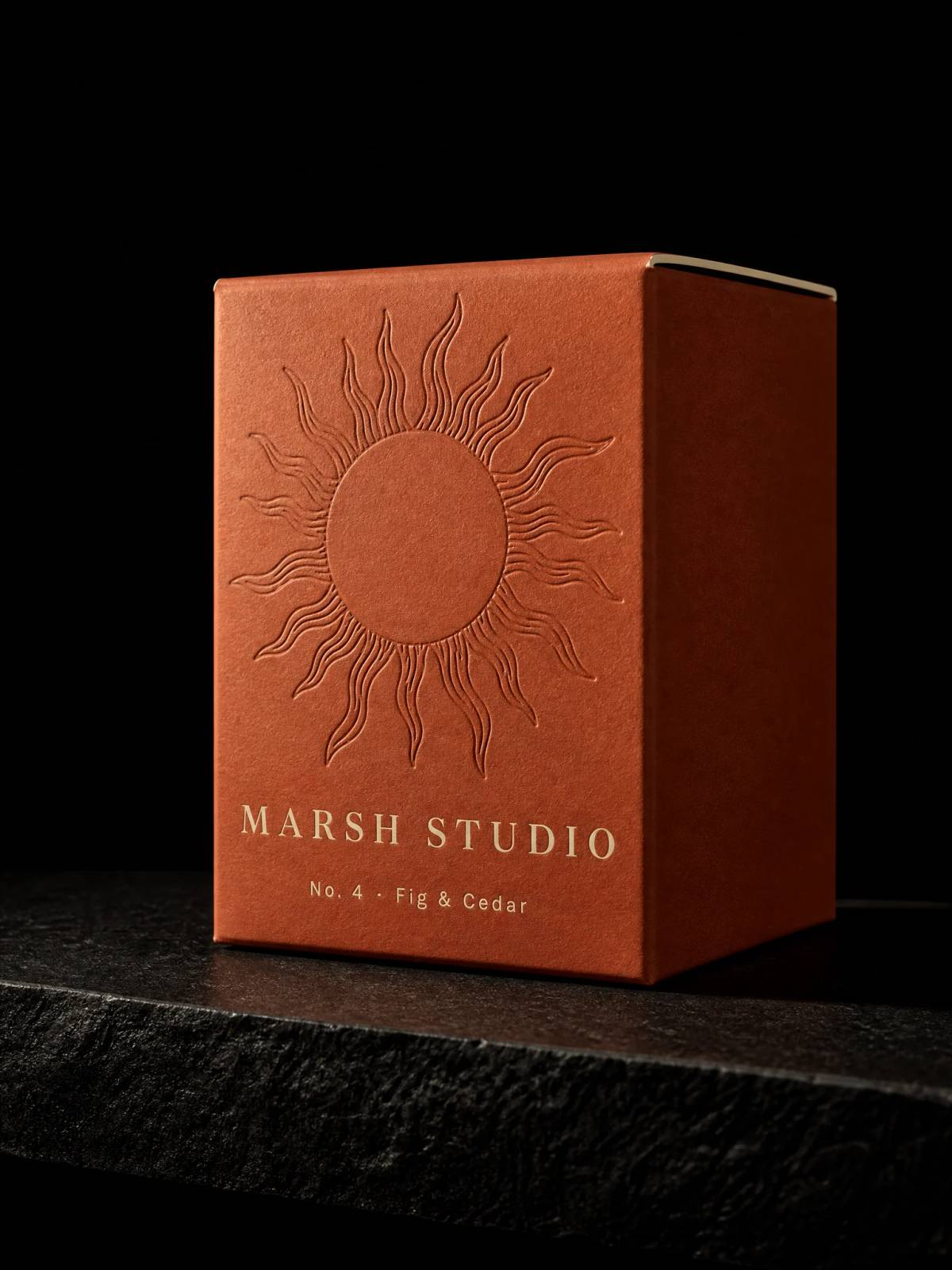 Boxes concept: letterpress · deboss