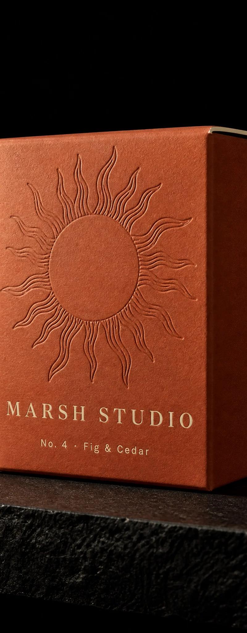 Business card with letterpress and deboss.