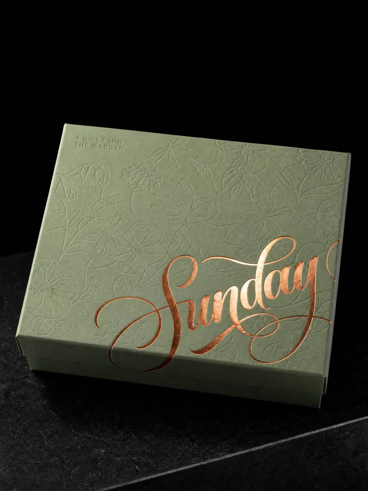 Boxes concept: copper-foil · emboss