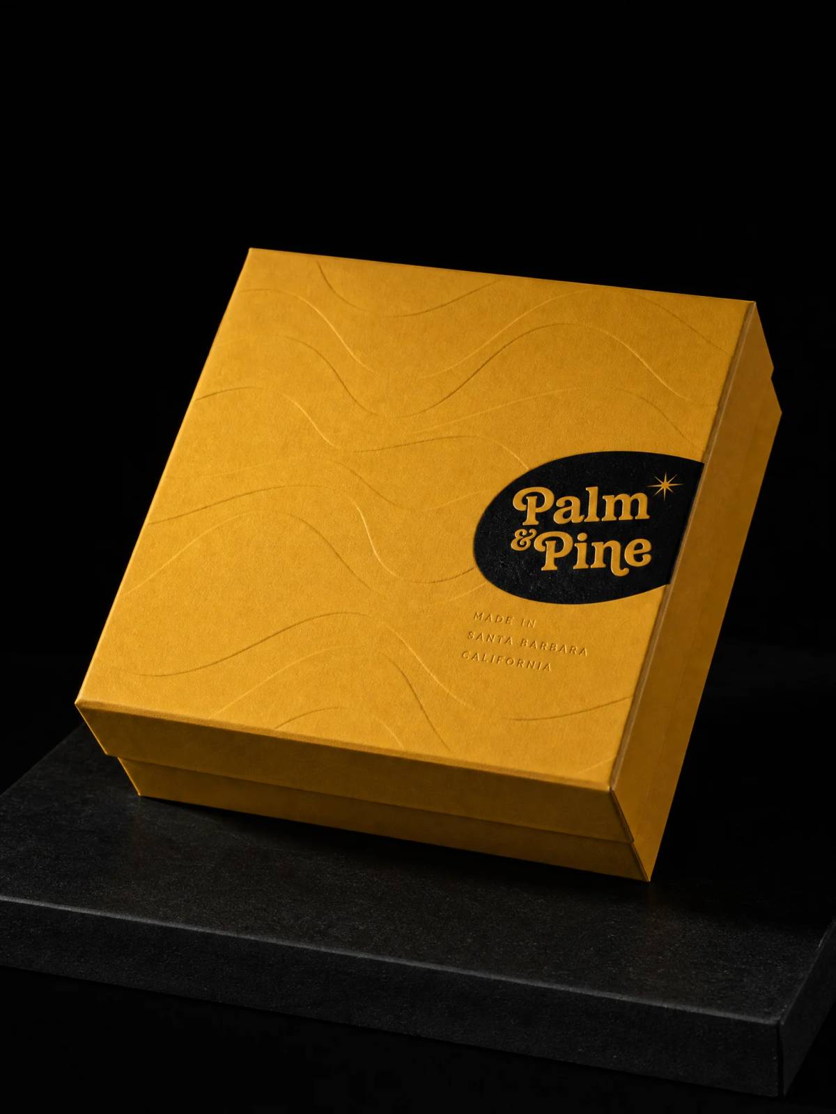 Boxes concept: deboss