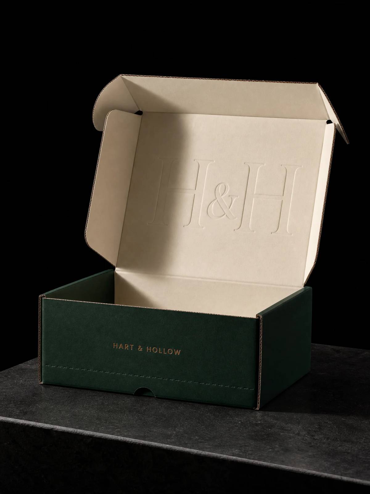 Boxes concept: blind-emboss · emboss