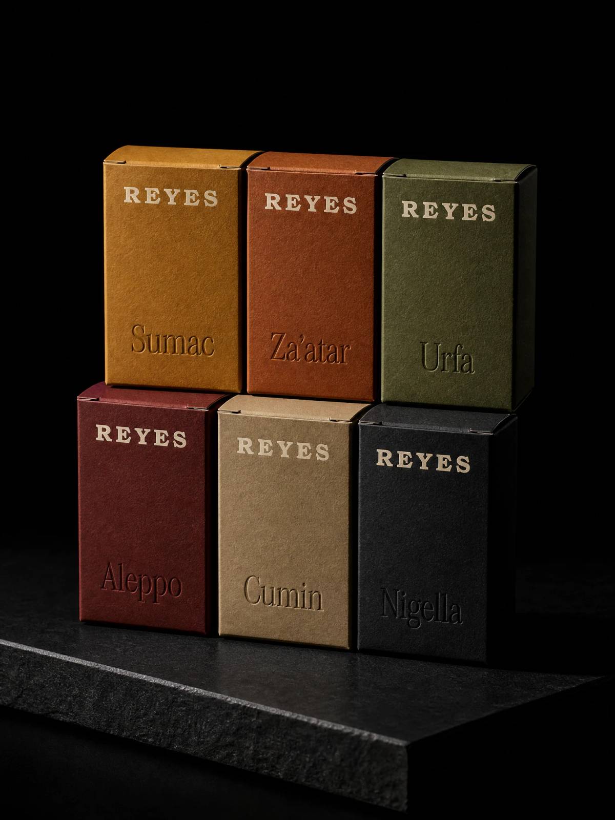 Boxes concept: letterpress · pantone-spot-color
