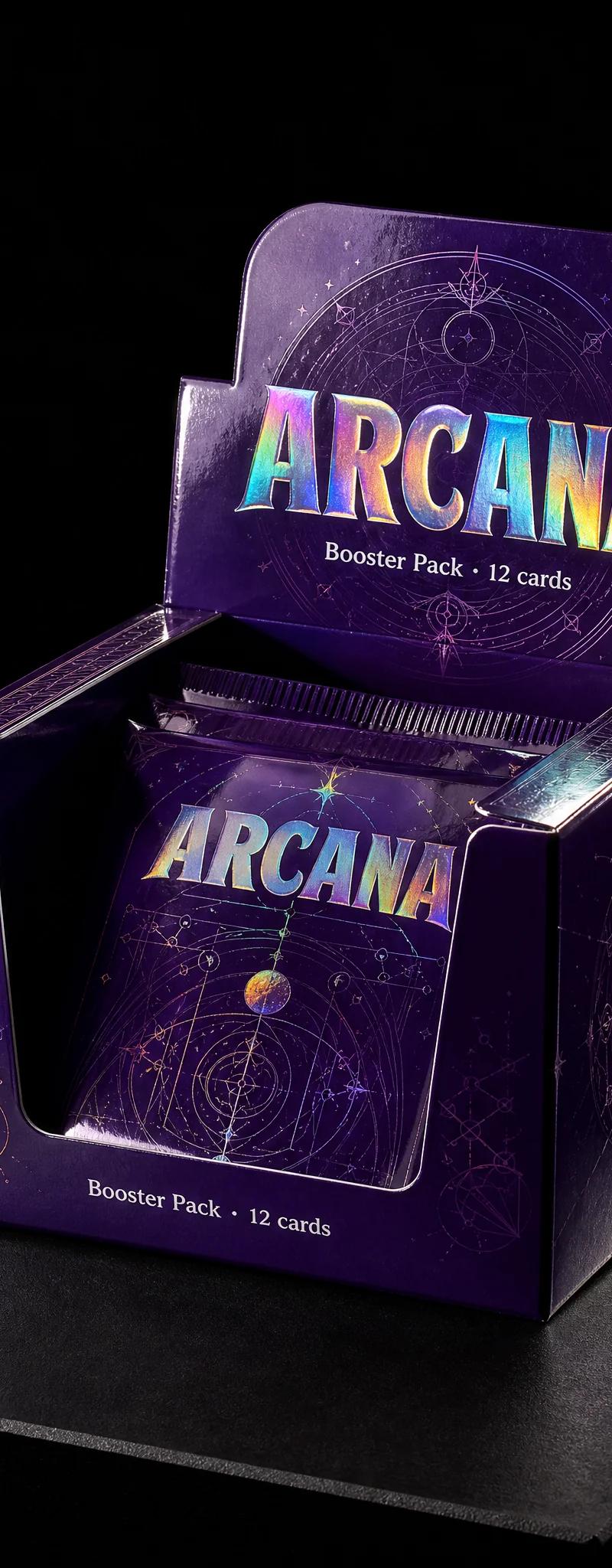 Business card with holographic- foil stamping and raised-spot-uv.