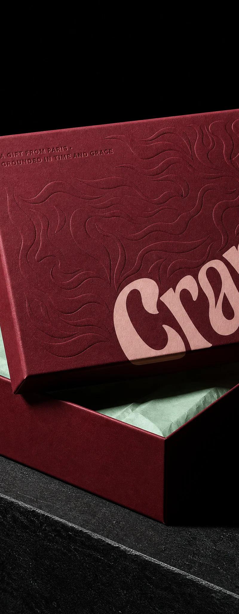 Business card with emboss.