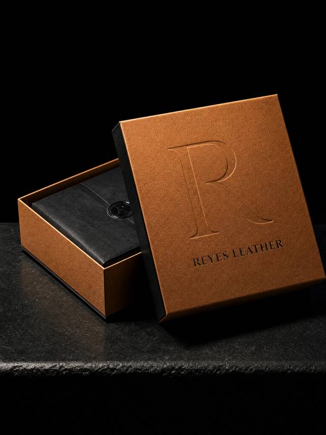 Boxes concept: black-foil · hot-foil-stamping