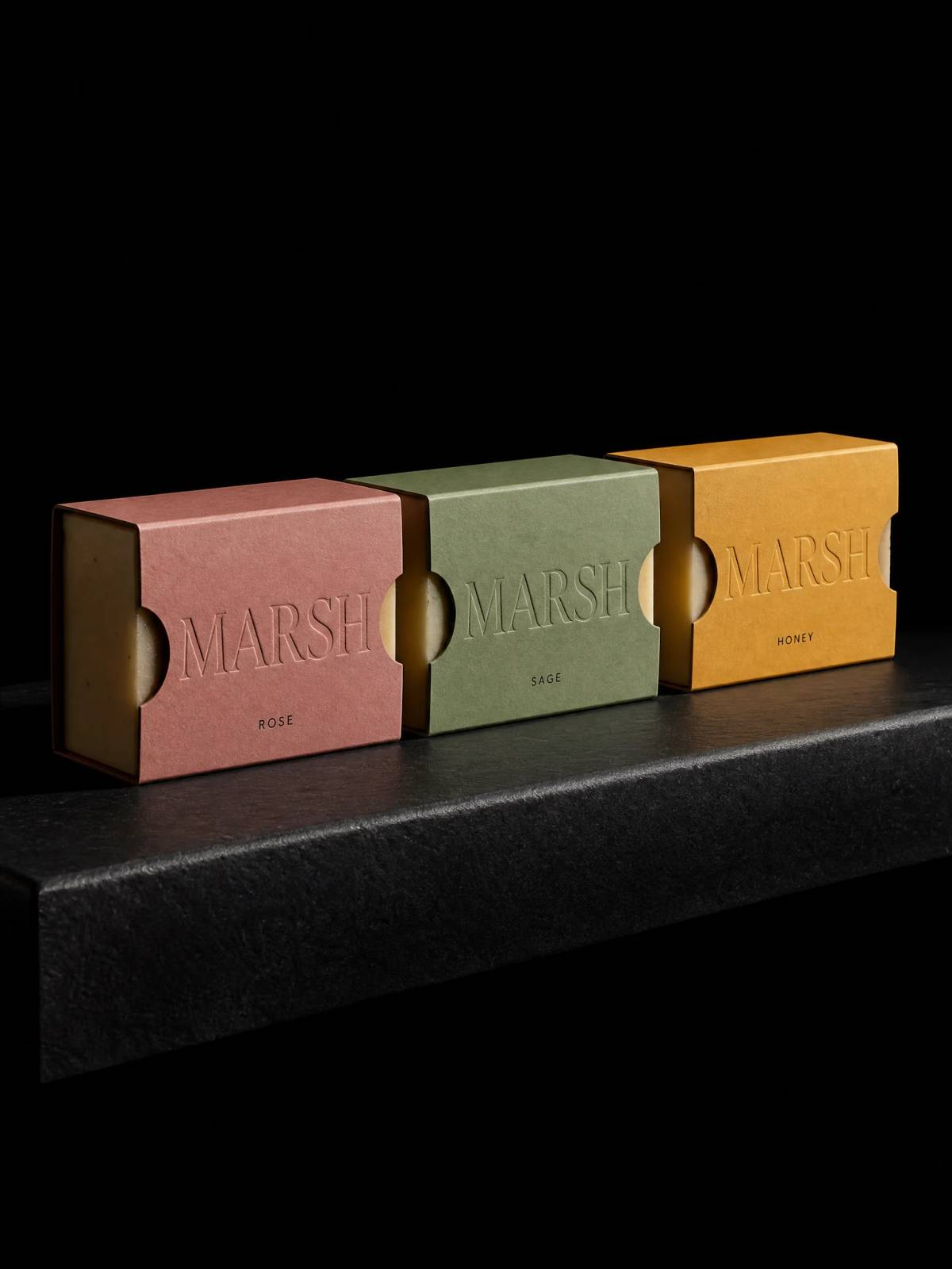 Boxes concept: deboss · die-cut