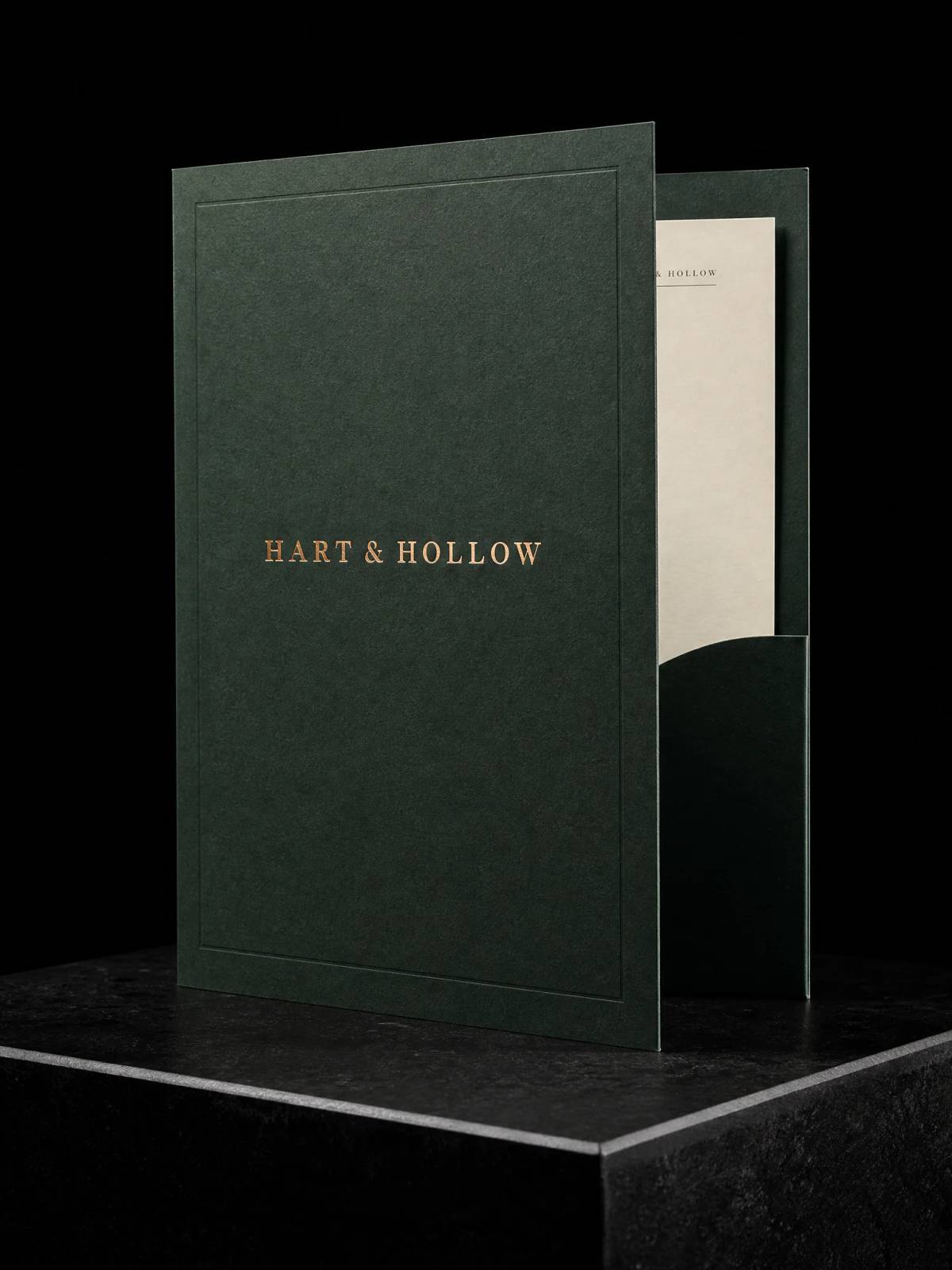 Folders concept: copper-foil · hot-foil-stamping