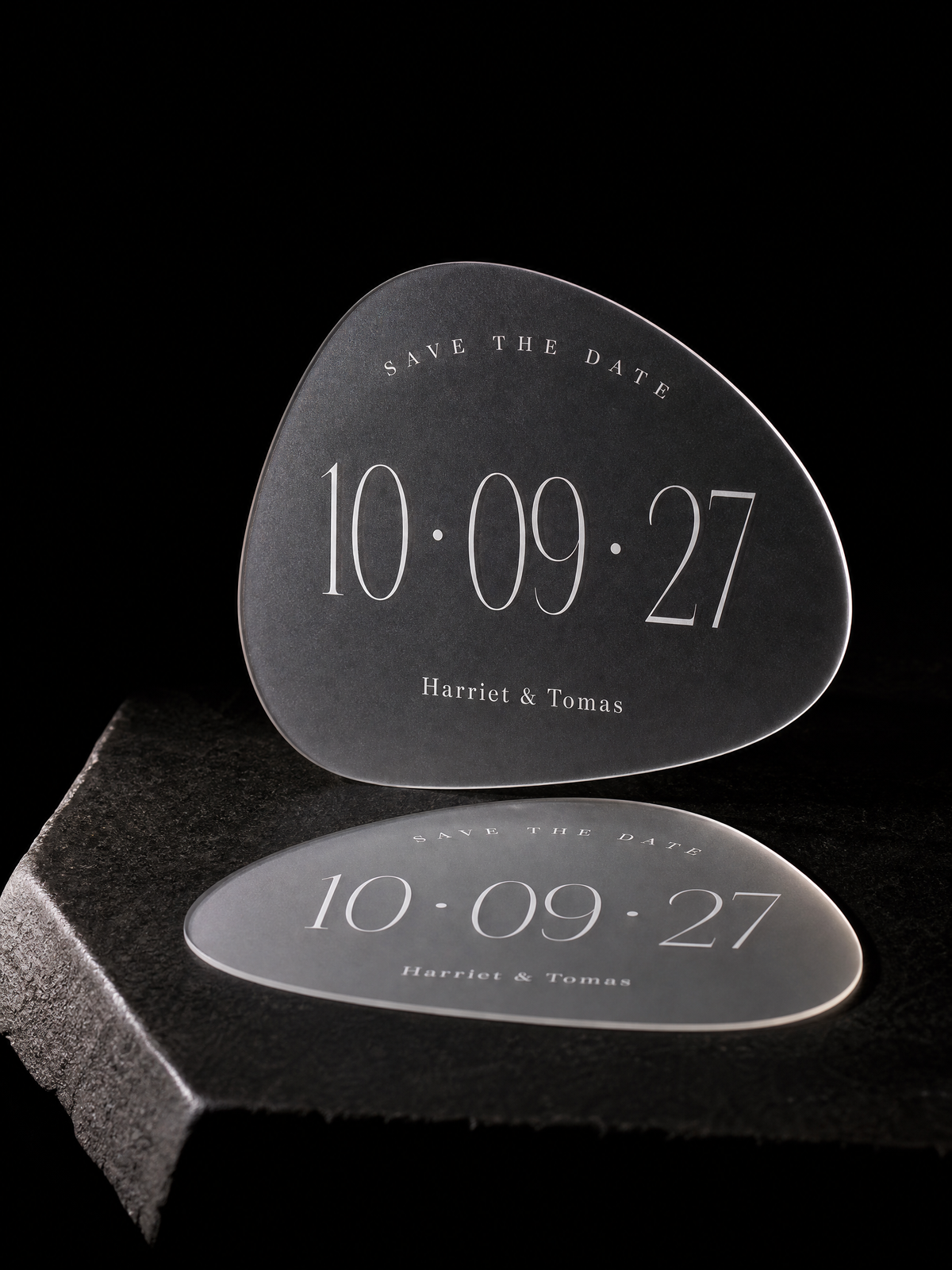 Save The Dates concept: die-cut